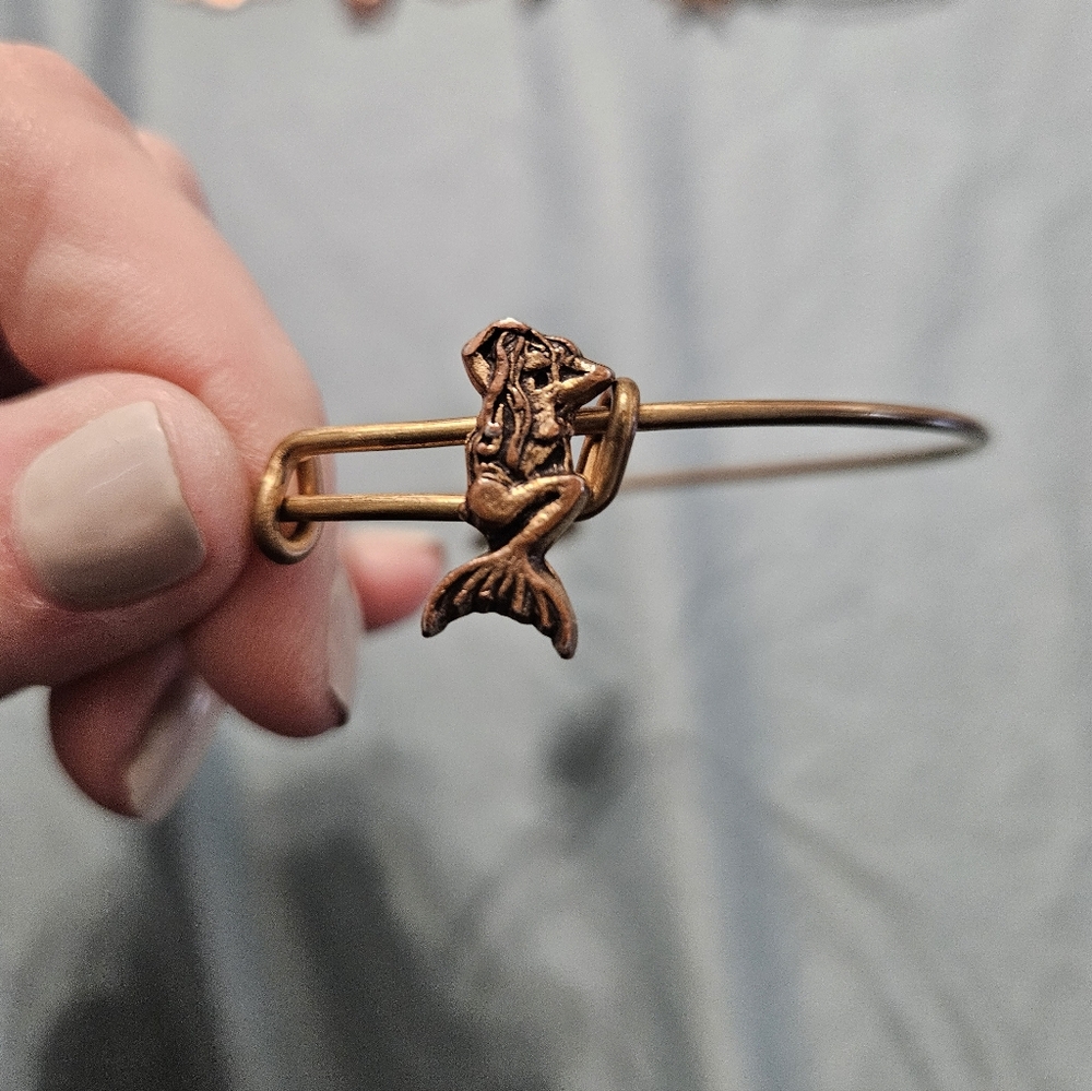 Curated Boho Bangle Stack 5 Bangles Bracelets Ale… - image 4